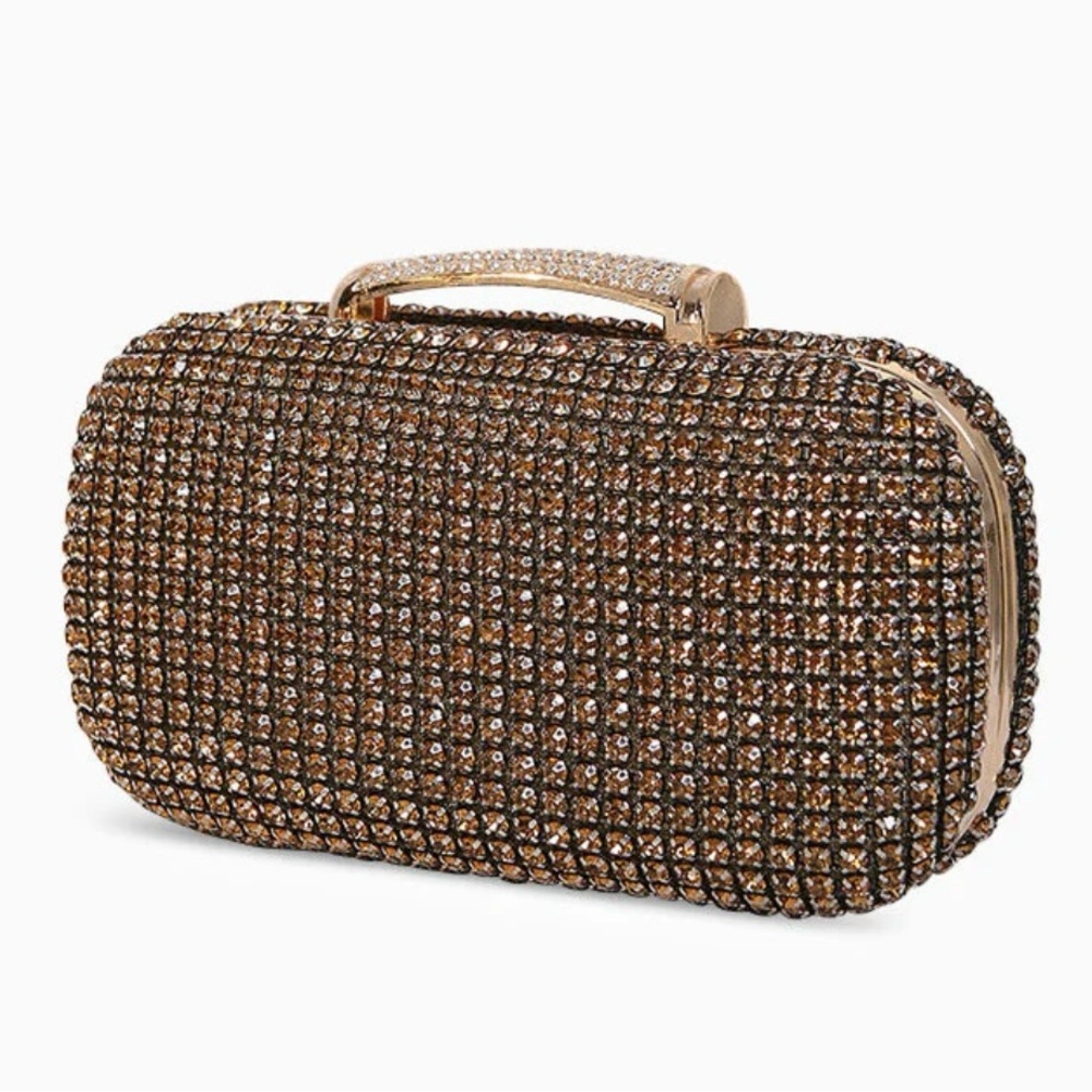 Sara Diamond Encrusted Clutch Bag